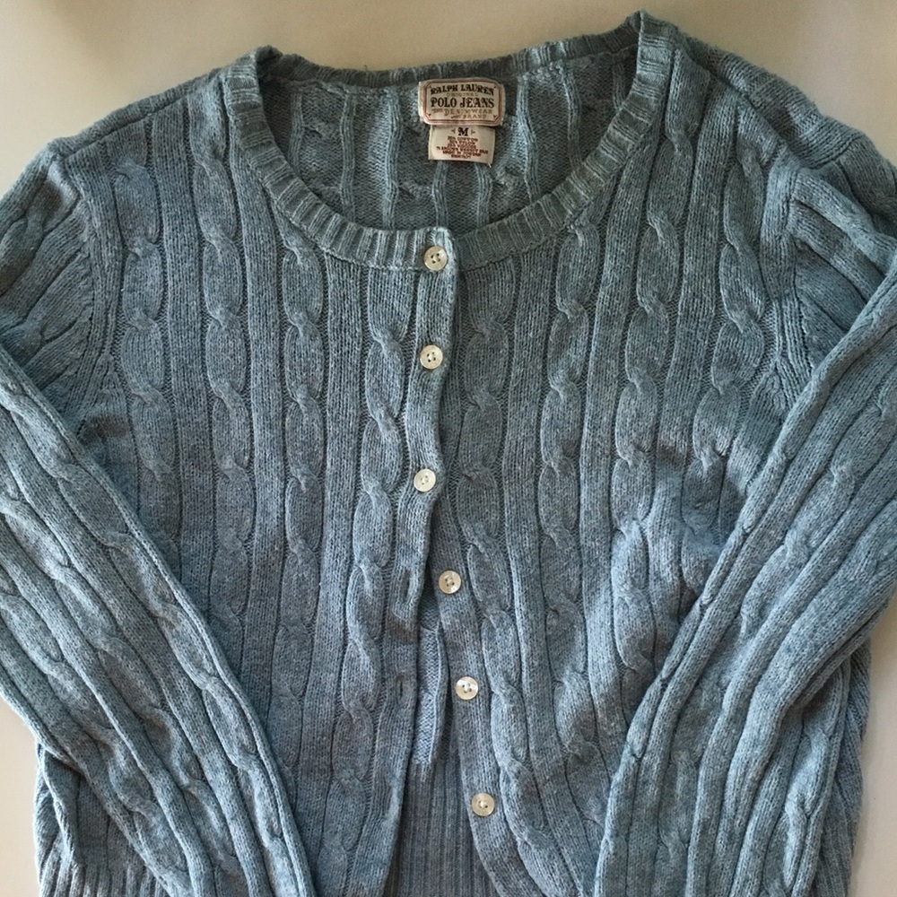 COPY - Ralph Lauren Blue Cardigan